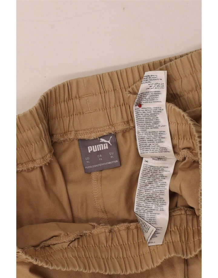 Pantaloni obișnuiți Puma pentru bărbați XL W38 L28 Kaki Bumbac