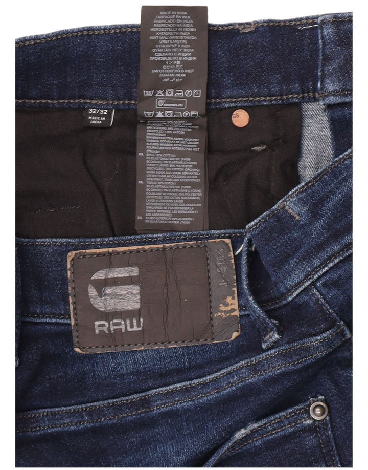 Blugi G-Star Revend Slim pentru bărbați W32 L32 Bumbac albastru