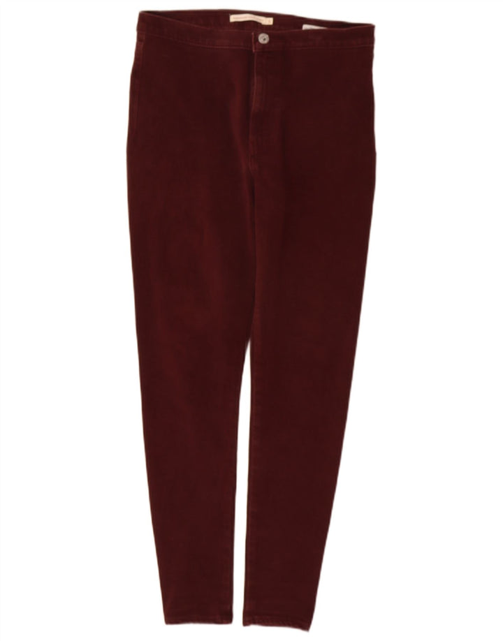 Pantaloni chino skinny pentru femei LEVI'S Mici L28 L28 Bumbac Burgundy