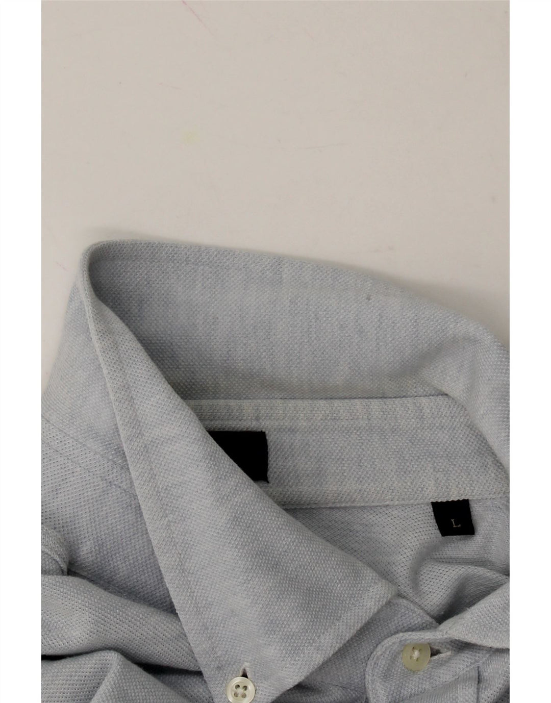FAY Mens Shirt Large Blue Cotton Vintage Fay and Second-Hand Fay from Messina Hembry 