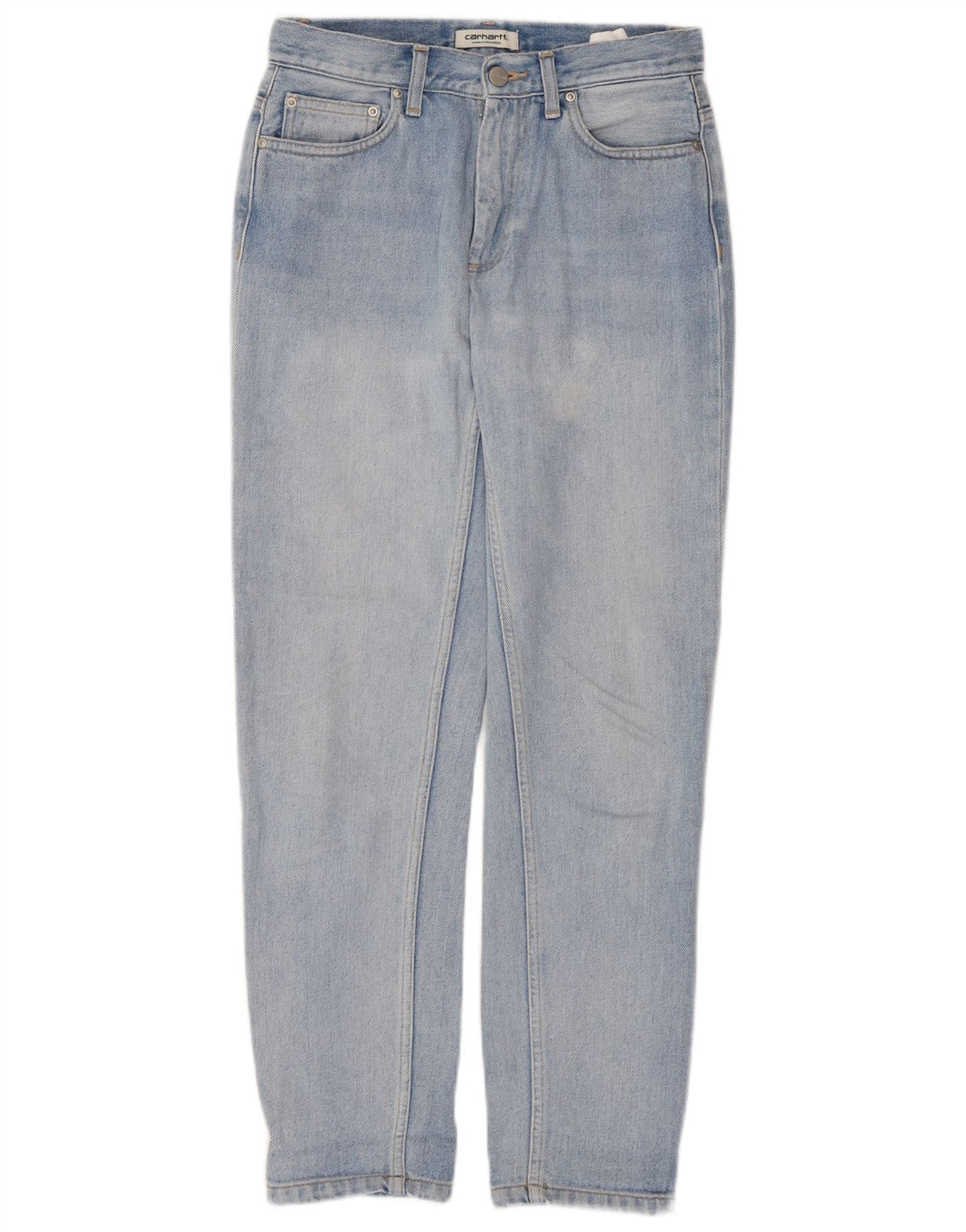 Blugi drepti pentru femei Carhartt W26 L28 Bumbac albastru