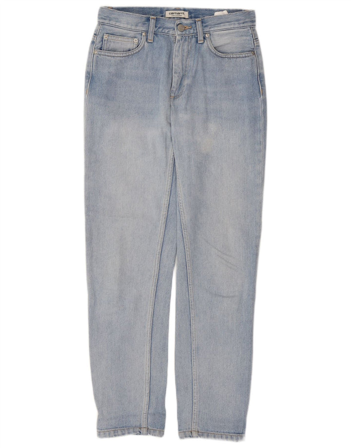Blugi drepti pentru femei Carhartt W26 L28 Bumbac albastru