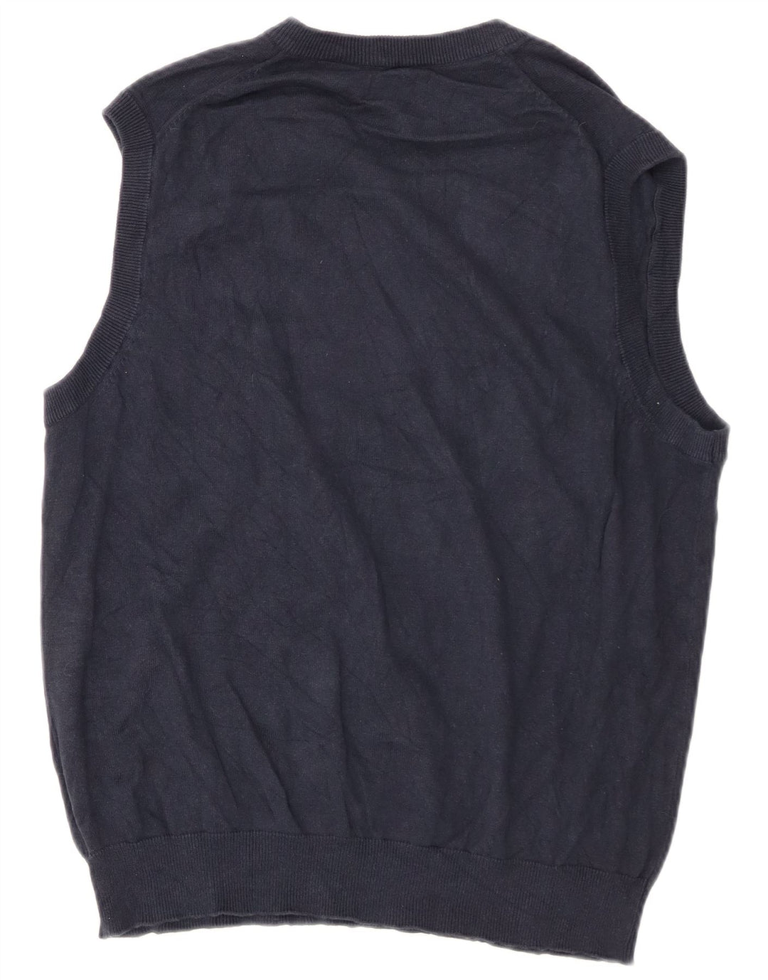 Chaps Mens Vest Tank Top Mare Bumbac Bleumarin
