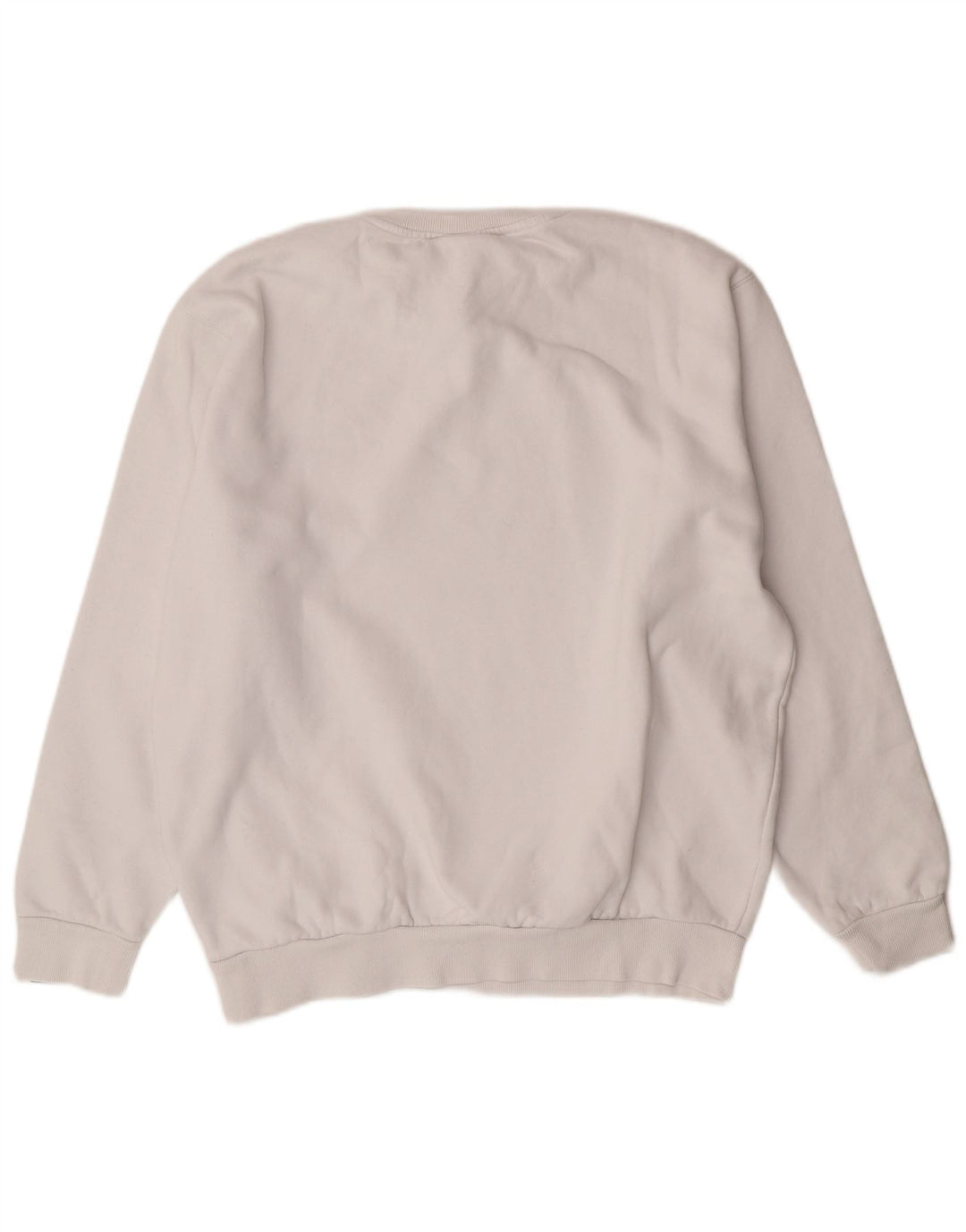 Hanorac pentru bărbați ELLESSE Pulover mare din bumbac alb