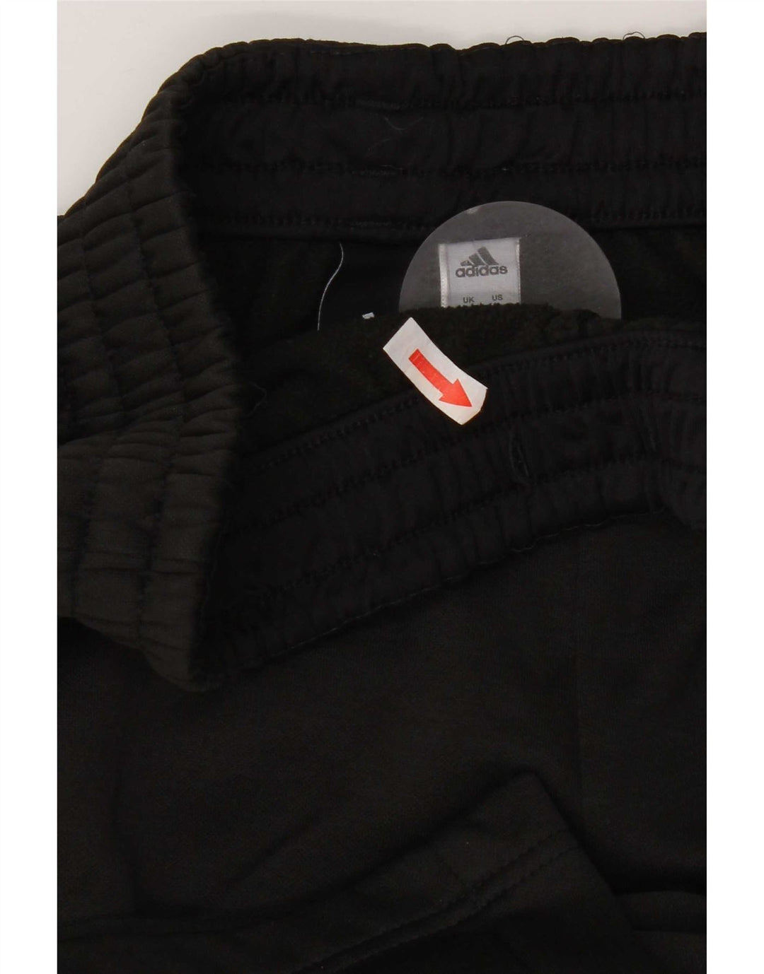 Pantaloni de trening Adidas pentru bărbați, poliester negru mic