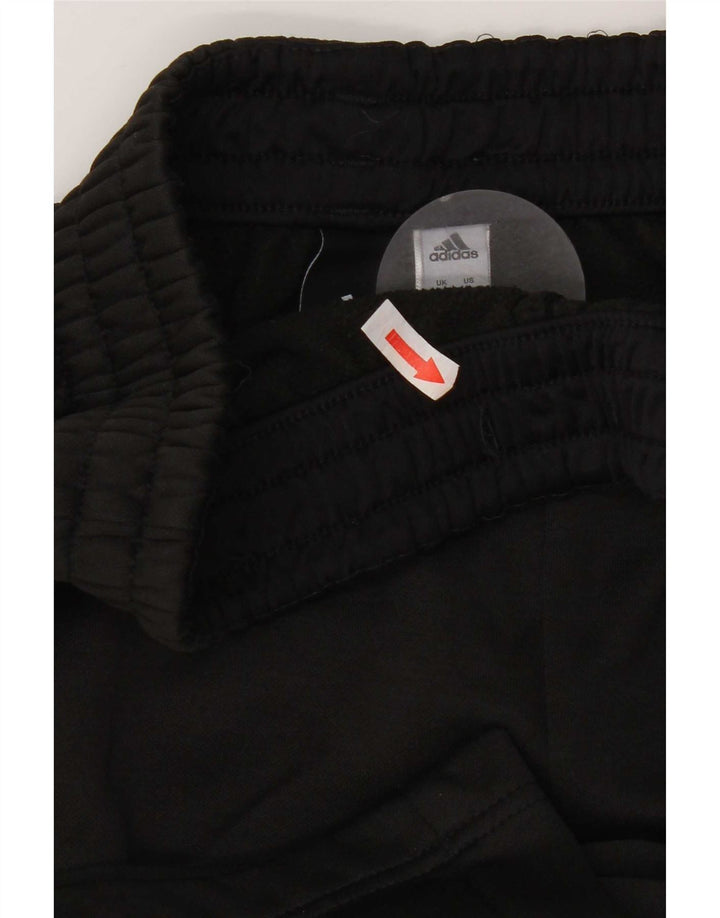 Pantaloni de trening Adidas pentru bărbați, poliester negru mic