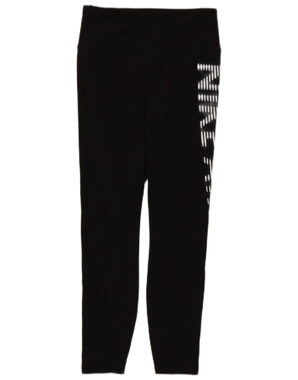 Leggings Nike Dri Fit Graphic pentru femei UK 8 Small Black