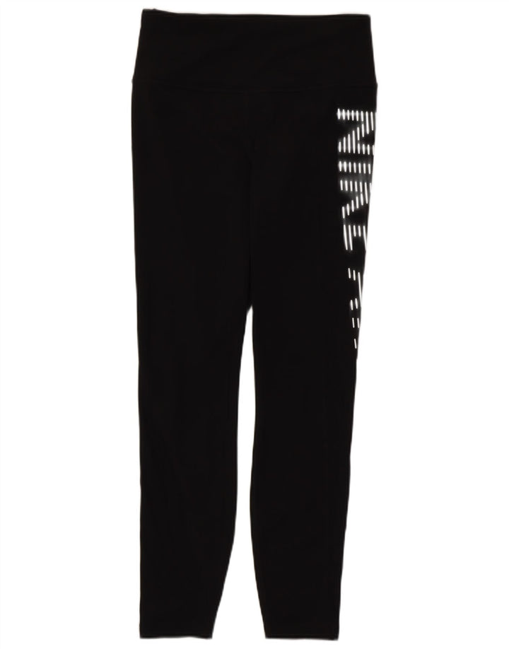Leggings Nike Dri Fit Graphic pentru femei UK 8 Small Black