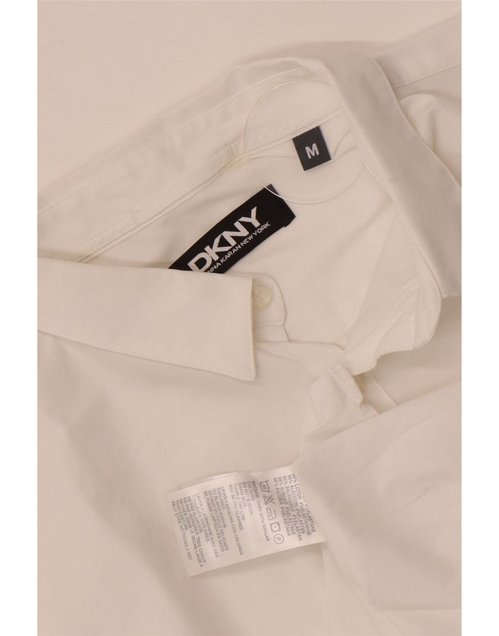 Cămașă Băieți Dkny 15-16 Ani Bumbac Alb Mediu