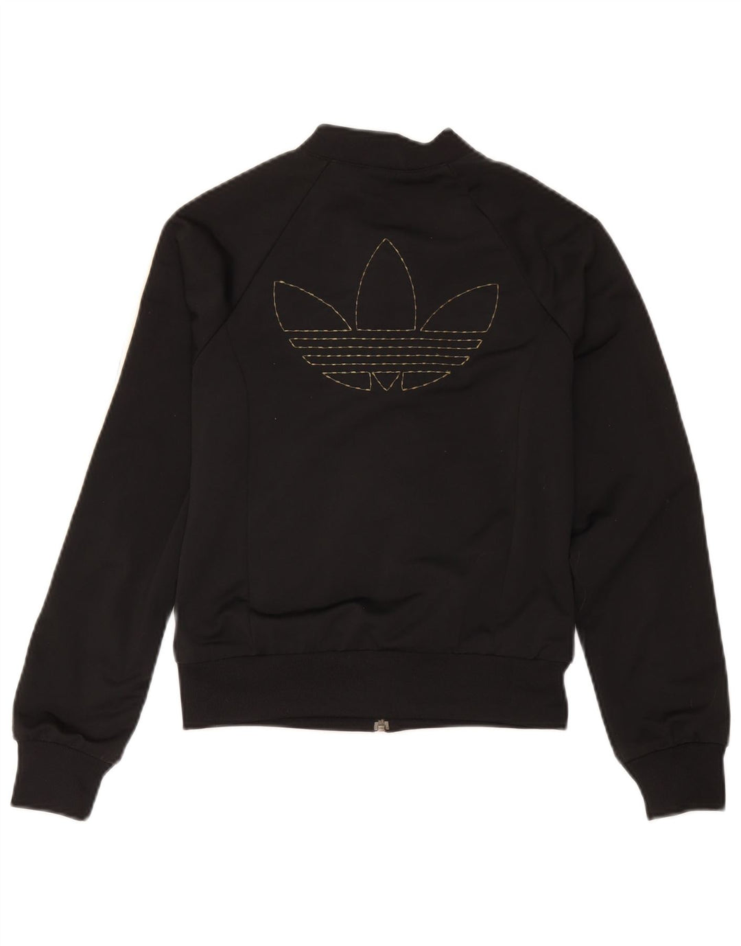 Jachetă de top pentru trening Adidas Crop Graphic pentru femei EU 38 Medium Black