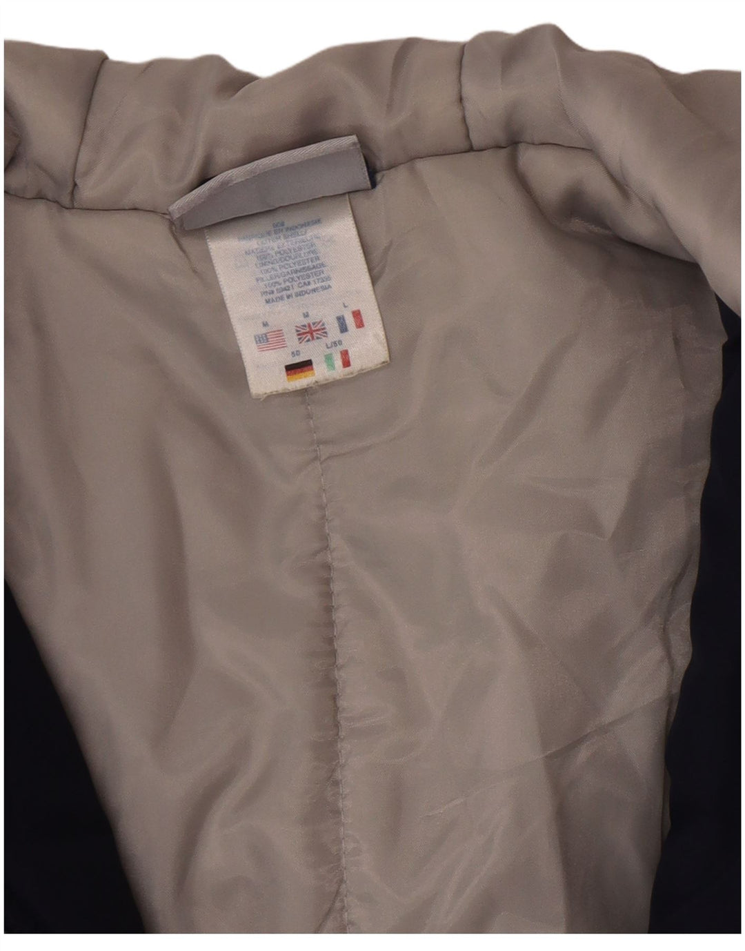 Jachetă bomber cu glugă pentru bărbați Reebok UK 38 Medium Bleumarin Colorblock