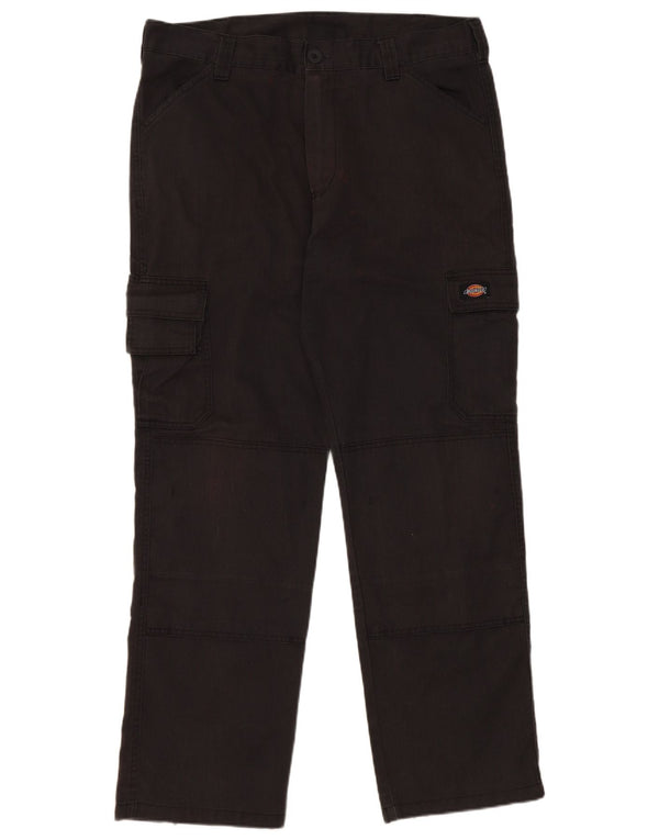 Pantaloni cargo dritti pentru bărbați Dickies W36 L30 poliester negru