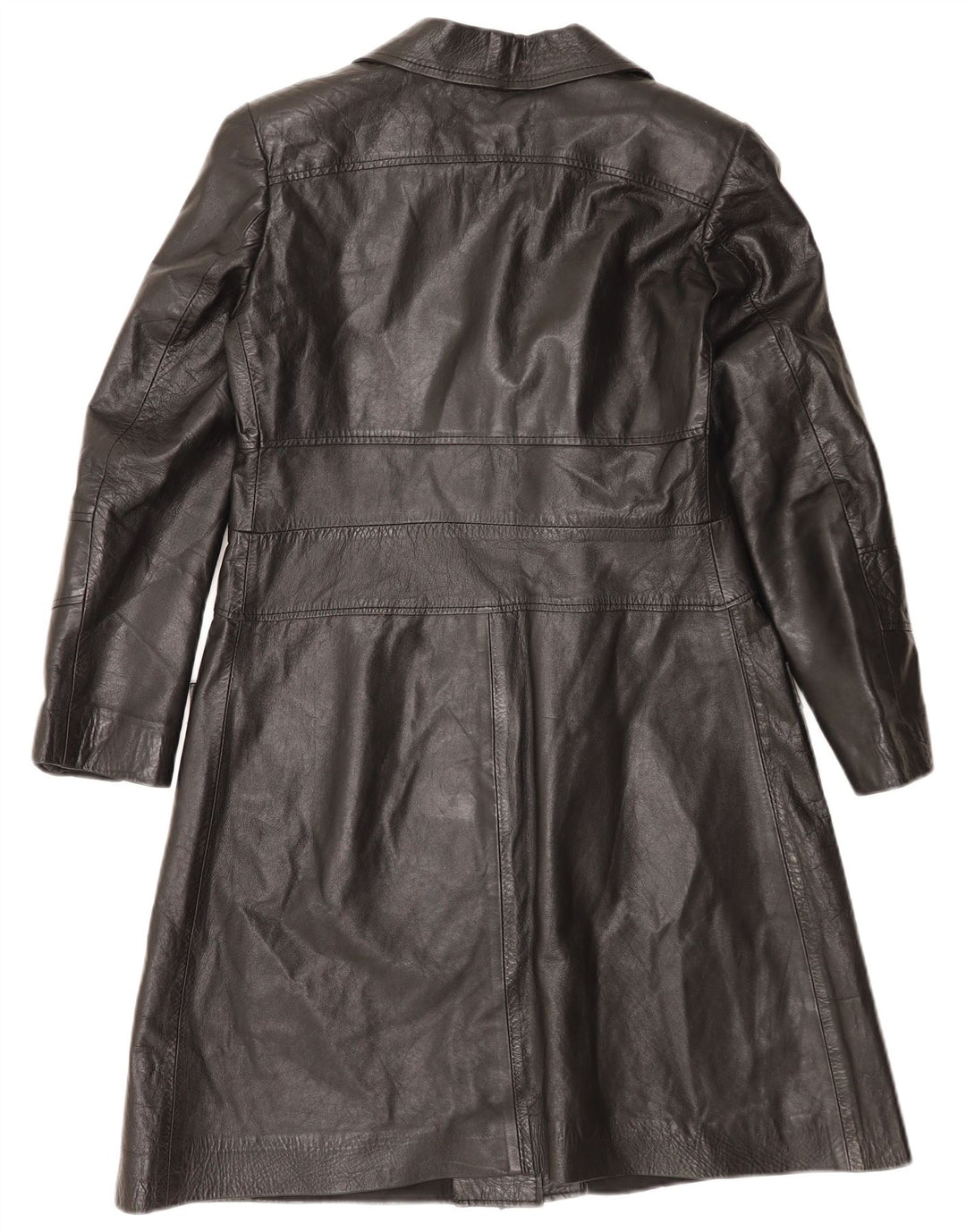 Palton de piele pentru femei VINTAGE UK 14 Medium Black