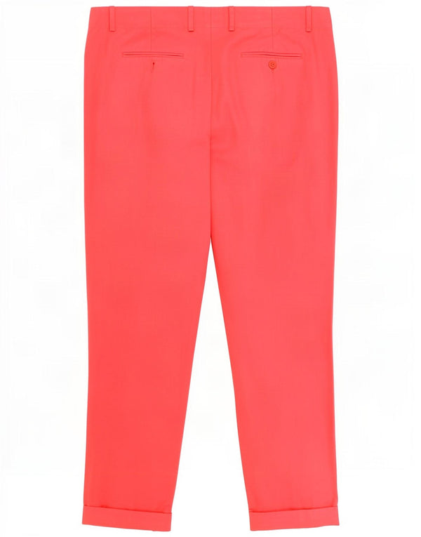 Massimo Dutti Pantaloni chino subțiri pentru femei EU 44 XL W34 L28 roz bumbac