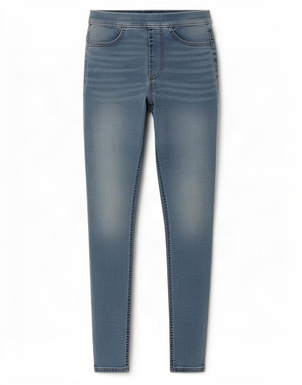 Blugi jegging pentru femei Marks & Spencer UK 8 Mici W26 L28 Bumbac albastru