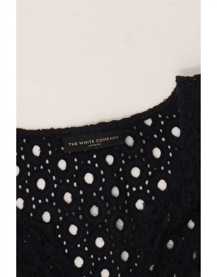 Rochie de bază cu mâneci 3/4 pentru plajă pentru femei The White Company UK 10 Mic bleumarin