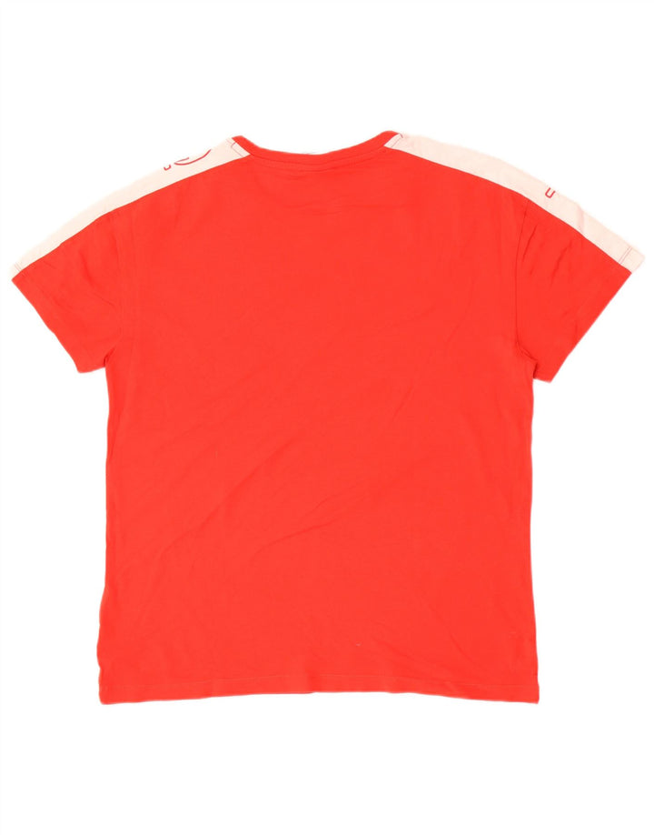 Tricou grafic pentru bărbați Champion Top mare roșu colorblock