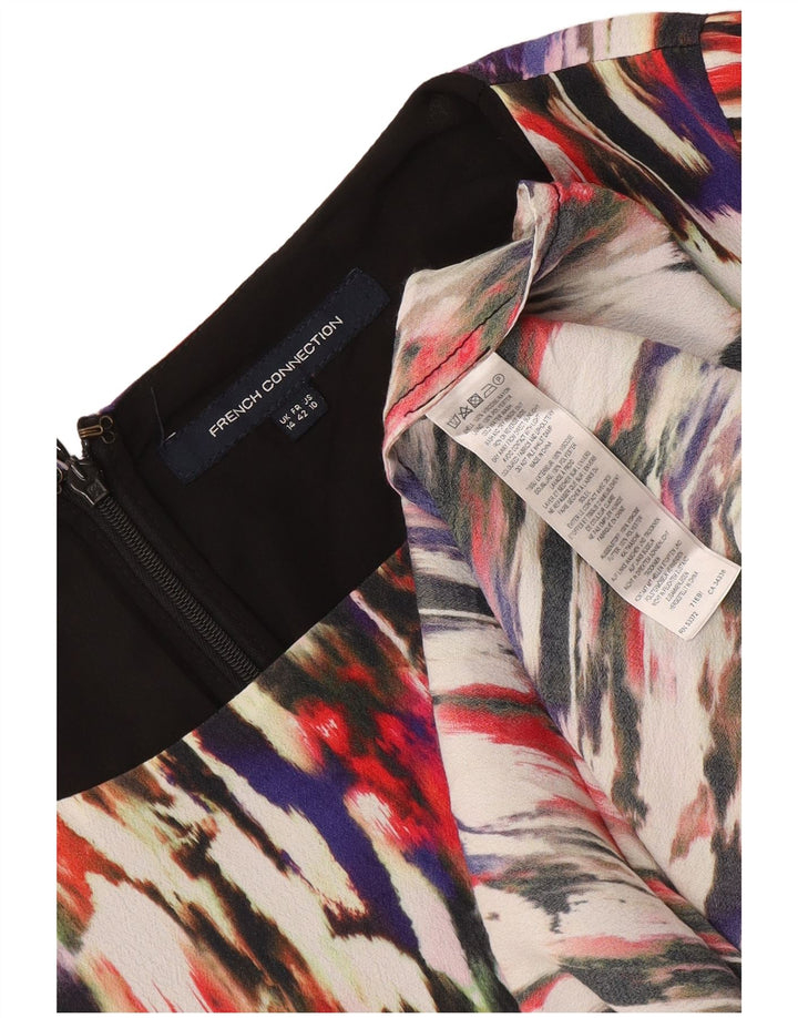 Rochie A-Line pentru femei French Connection UK 14, mare, multicoloră