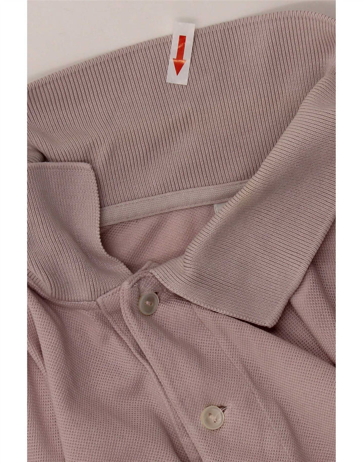 Tricou polo Lacoste pentru bărbați, mărimea 4, bumbac roz mediu