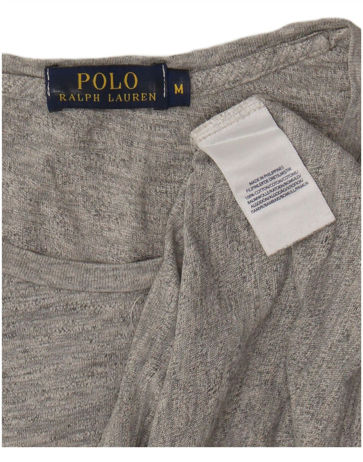 POLO RALPH LAUREN Mens T-Shirt Top Medium Grey Cotton
