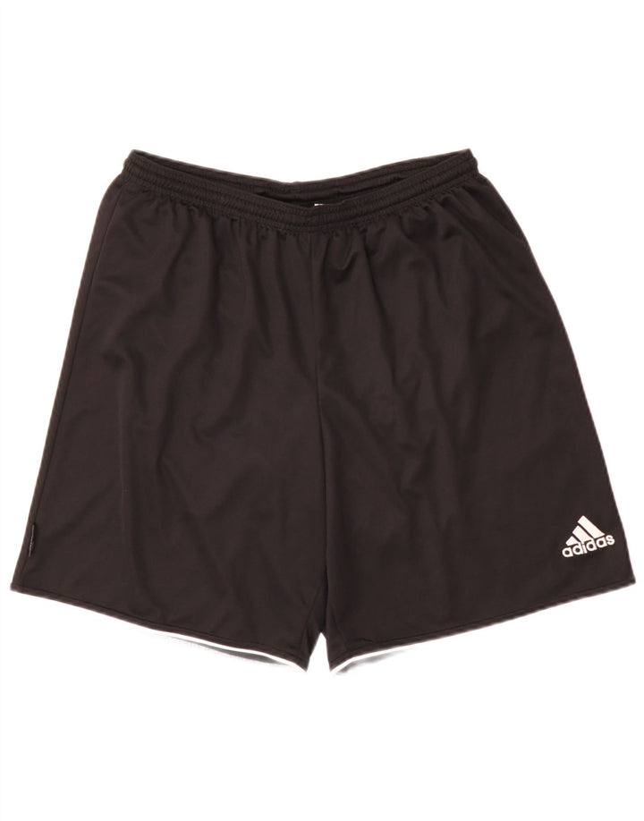 Pantaloni scurți sport pentru bărbați Adidas, mari, negru, poliester