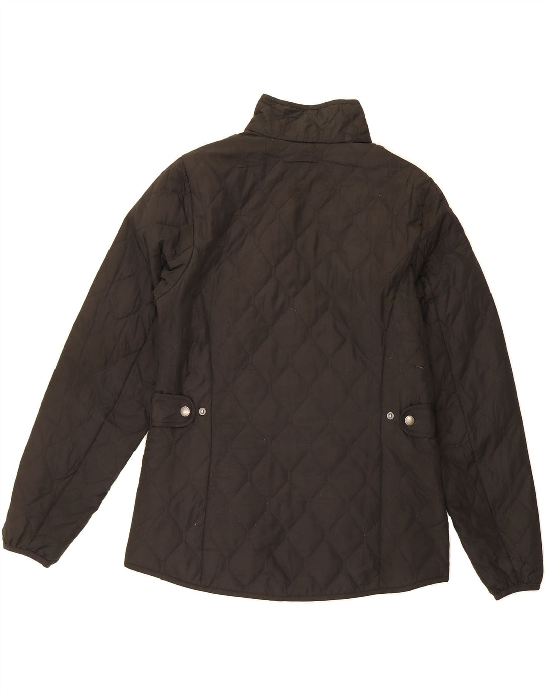 EDDIE BAUER Womens Quilted Jacket UK 14 Medium Black Polyester Vintage Eddie Bauer and Second-Hand Eddie Bauer from Messina Hembry 