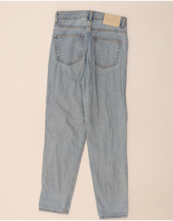 Blugi conici pentru femei Zara EU 36 XS W26 L27 Bumbac albastru