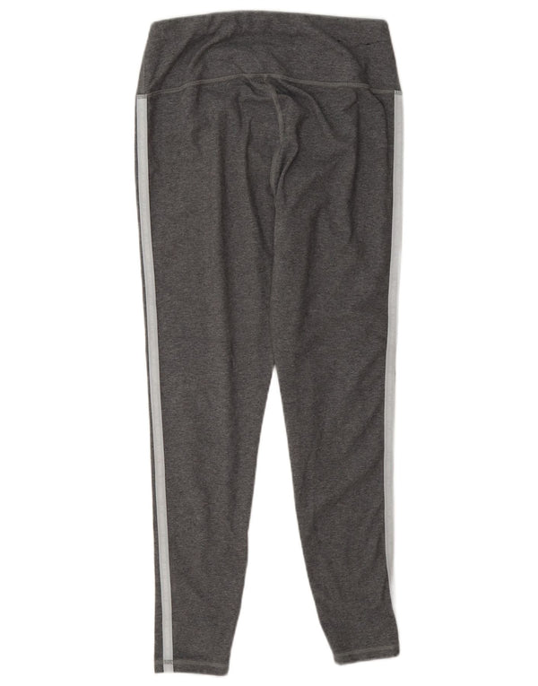 Leggings crop pentru femei Under Armour UK 14, bumbac color bloc, gri mediu