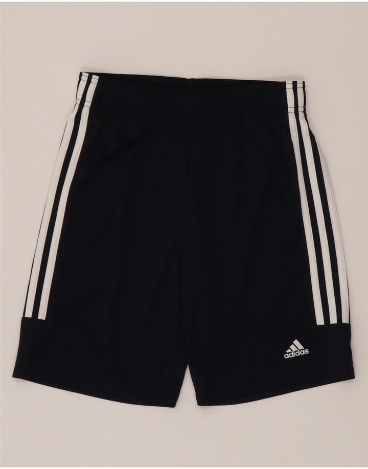Pantaloni scurți sport Aeroready ADIDAS pentru băieți 11-12 ani poliester bleumarin