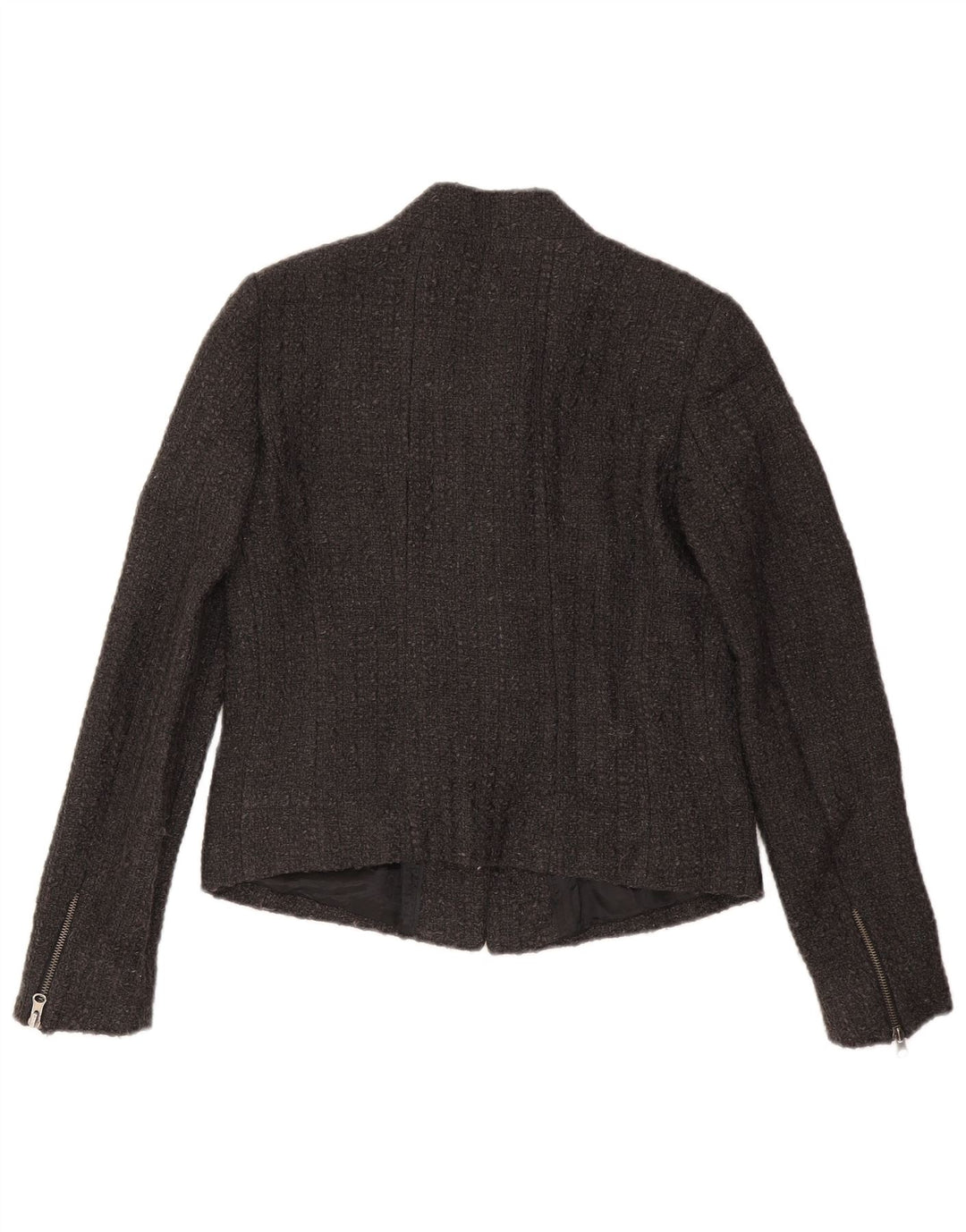 Jachetă Blazer Femei Massimo Dutti EU 40 Lână Gri Mediu