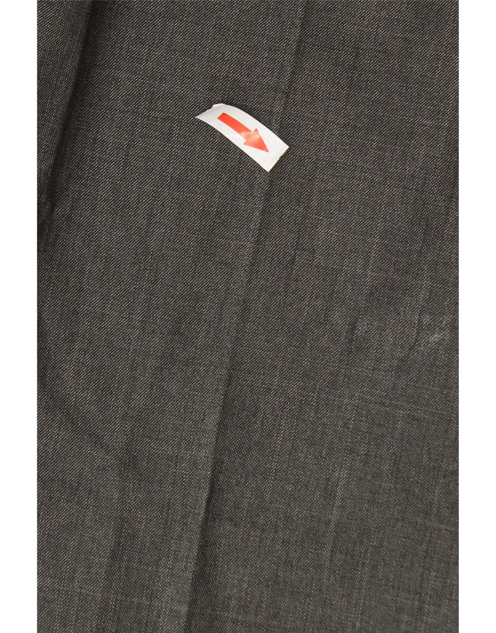 Pantaloni pentru costum bărbați Marks & Spencer, croială regulară, W38 L29, gri, poliester
