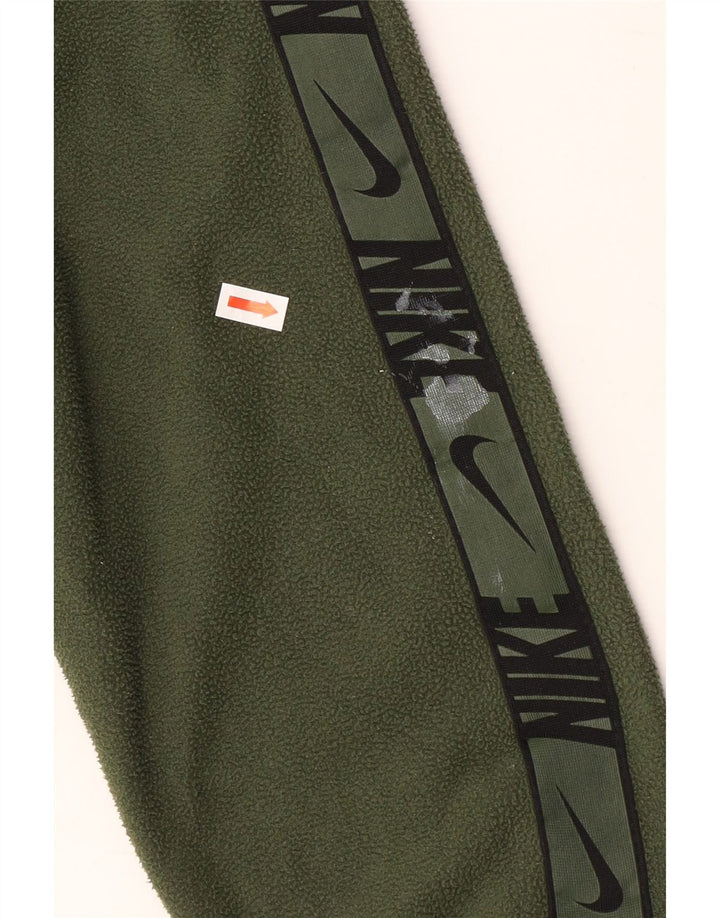 Pulover NIKE pentru bărbați Therma-Fit Graphic cu glugă din lână XS poliester verde