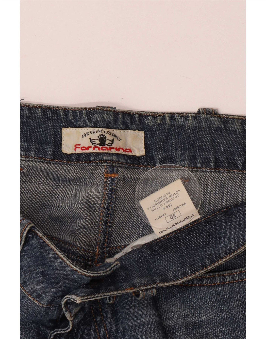 Pantaloni scurți Fornarina Denim pentru Damă W30 Bumbac Albastru Mediu
