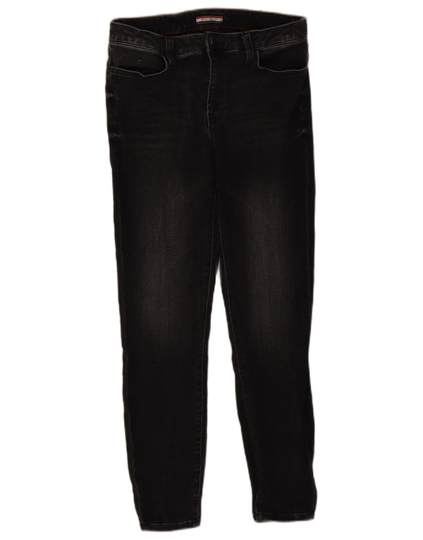 TOMMY HILFIGER Blugi skinny pentru femei cu talie înaltă US 8 Medium W30 L26 Negri