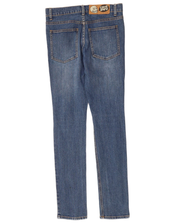 CHEAP MONDAY Blugi skinny dama W27 L32 Bumbac albastru