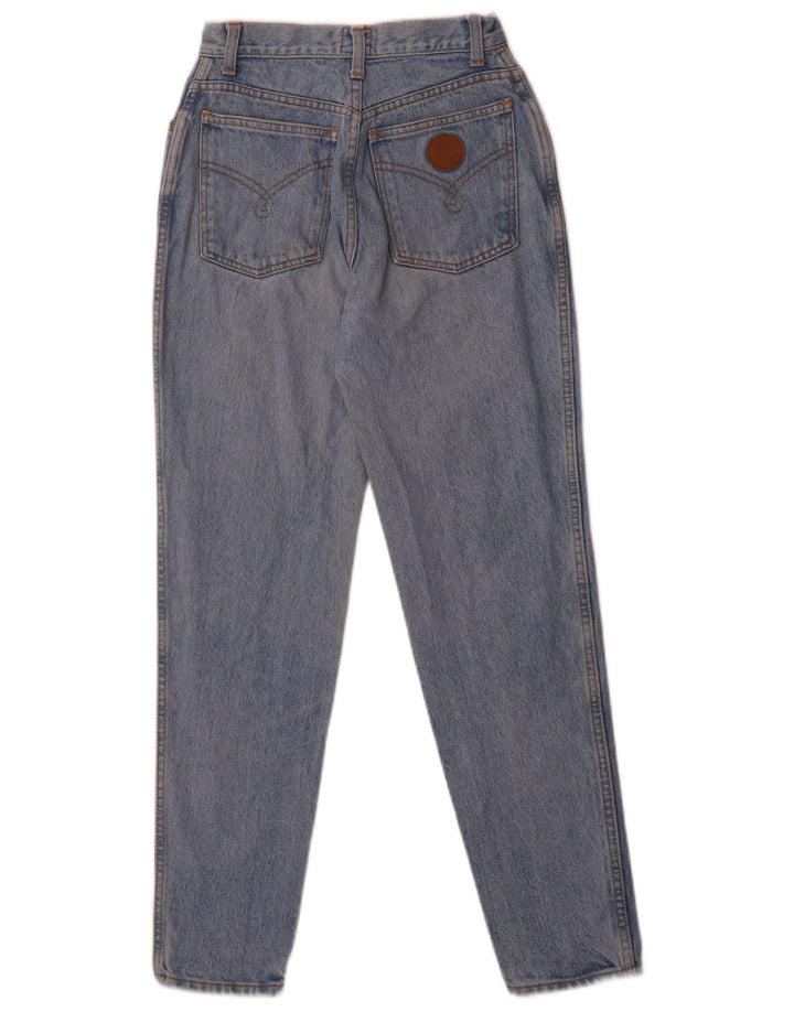MOSCHINO Womens Tapered Jeans W27 L28 Blue
