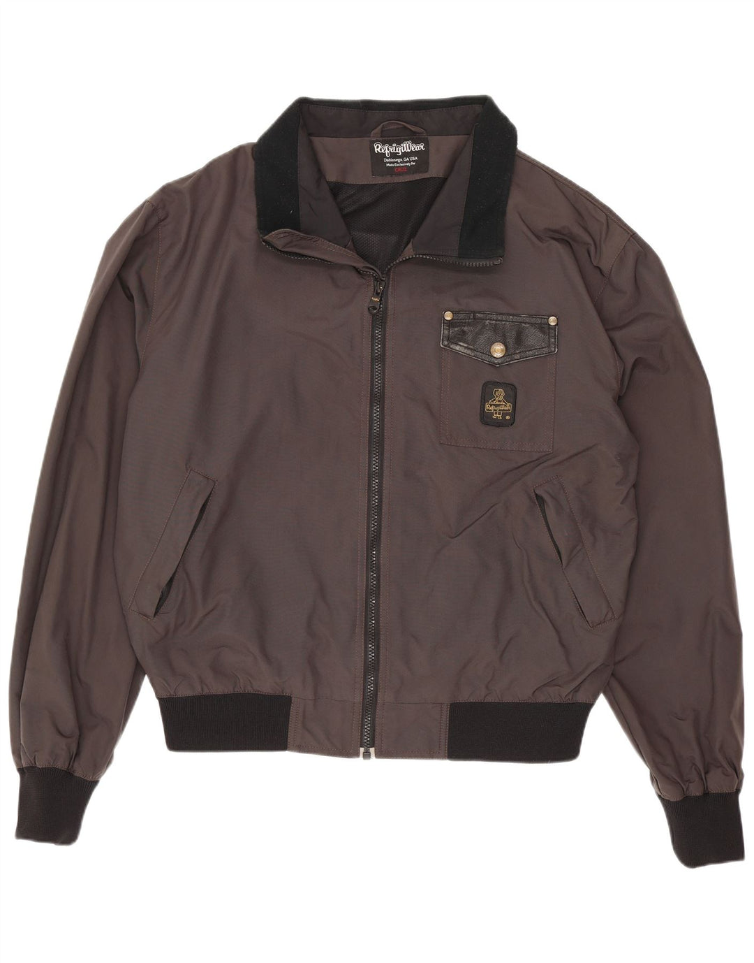 Jachetă Bomber pentru bărbați Refrigiwear UK 40, mare, gri, poliamidă color bloc
