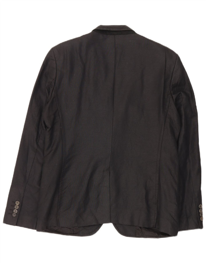 Blazer pentru bărbați Zara cu 2 nasturi EU 54 XL Negru