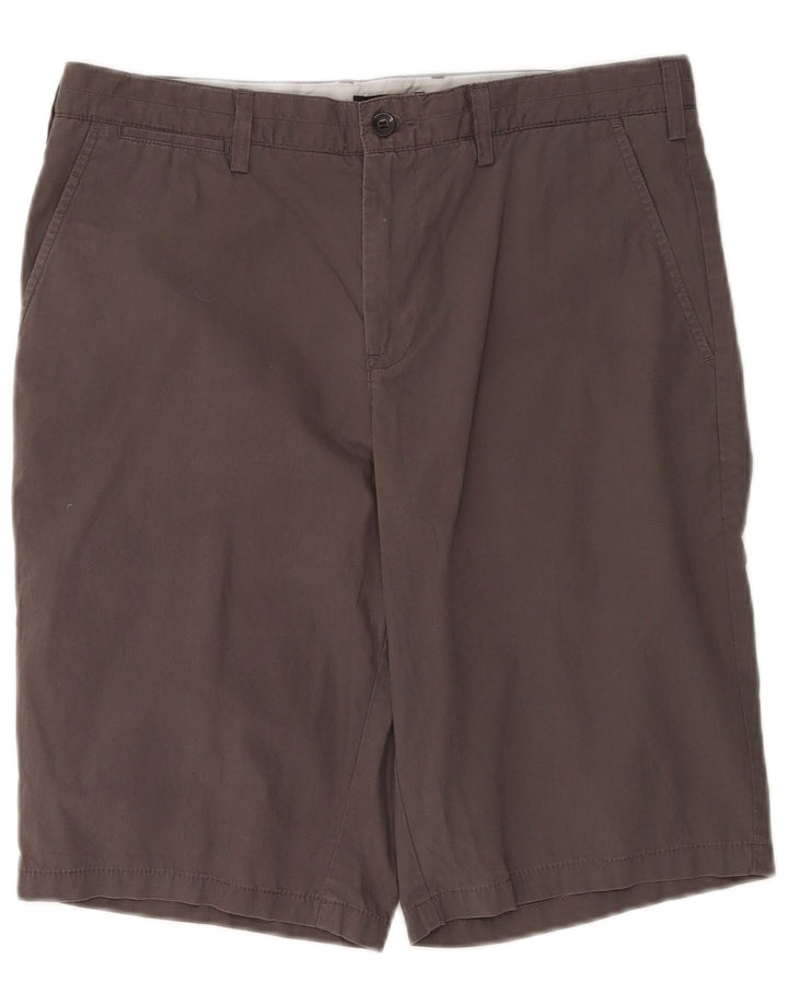Pantaloni scurți chino pentru bărbați Marks & Spencer W34, bumbac gri mare