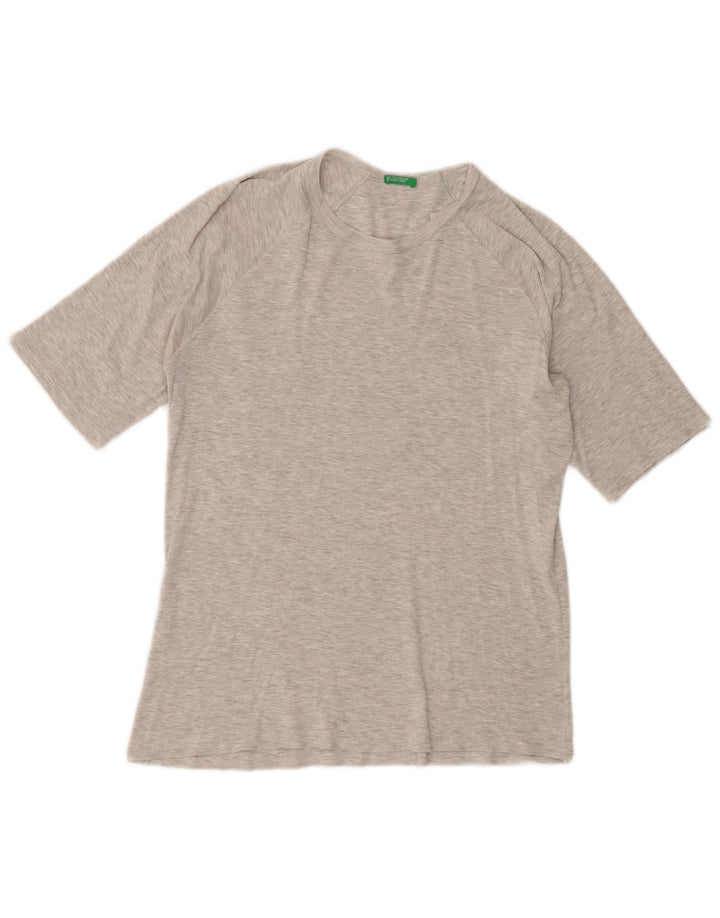 Tricou pentru femei Benetton Top UK 12 Medium Grey Flecked