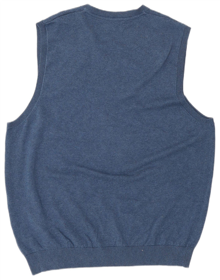 Vestă pentru bărbați Marks & Spencer, XL, bumbac bleumarin