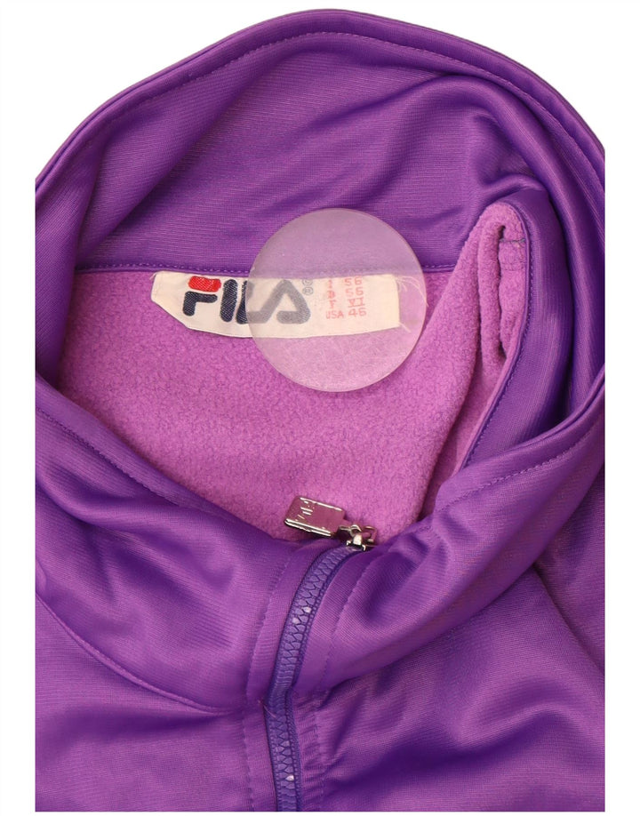 Jachetă de top pentru trening cu grafică pentru bărbați Fila IT 56 2XL Poliester violet