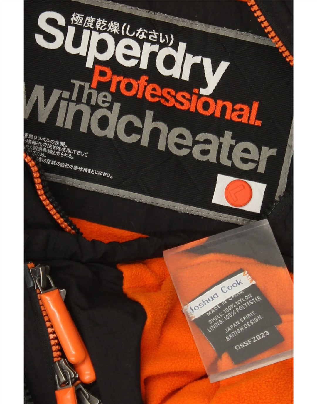 Jachetă Windbreaker pentru femei Superdry The Windcheater UK 16, mare, negru, nailon
