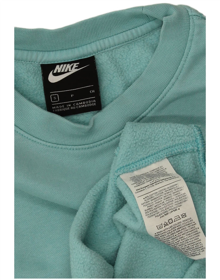 Hanorac pentru bărbați Nike Pulover mic, turcoaz, bumbac