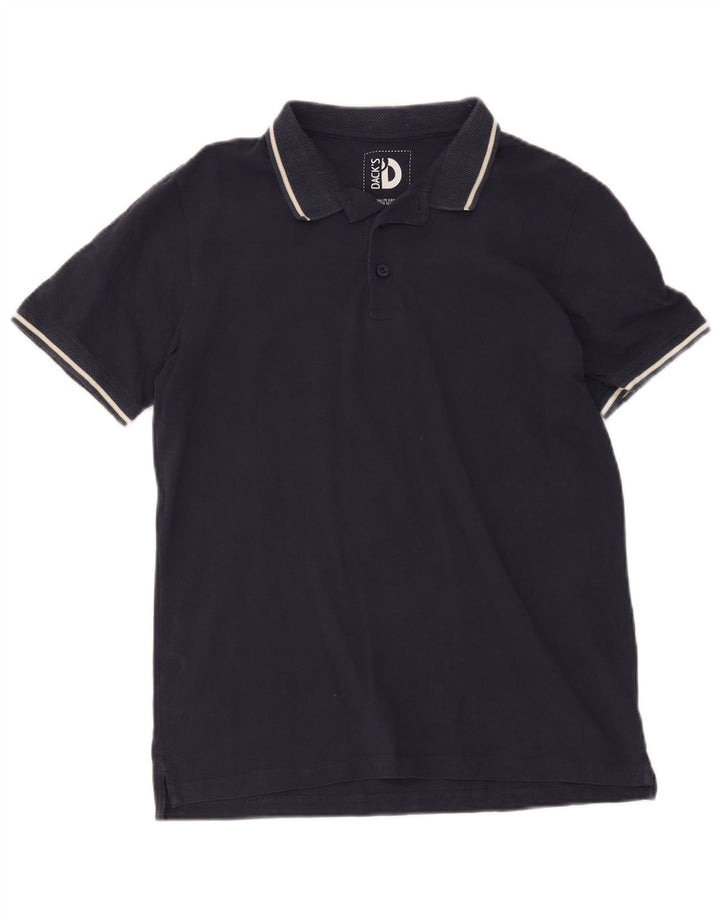Tricou polo pentru bărbați Dack's, bumbac, albastru bleumarin mediu