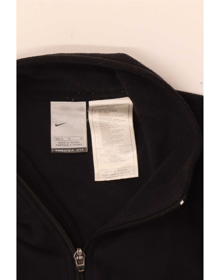 Jachetă Fleece pentru femei Nike US 8/10 Poliester mediu negru