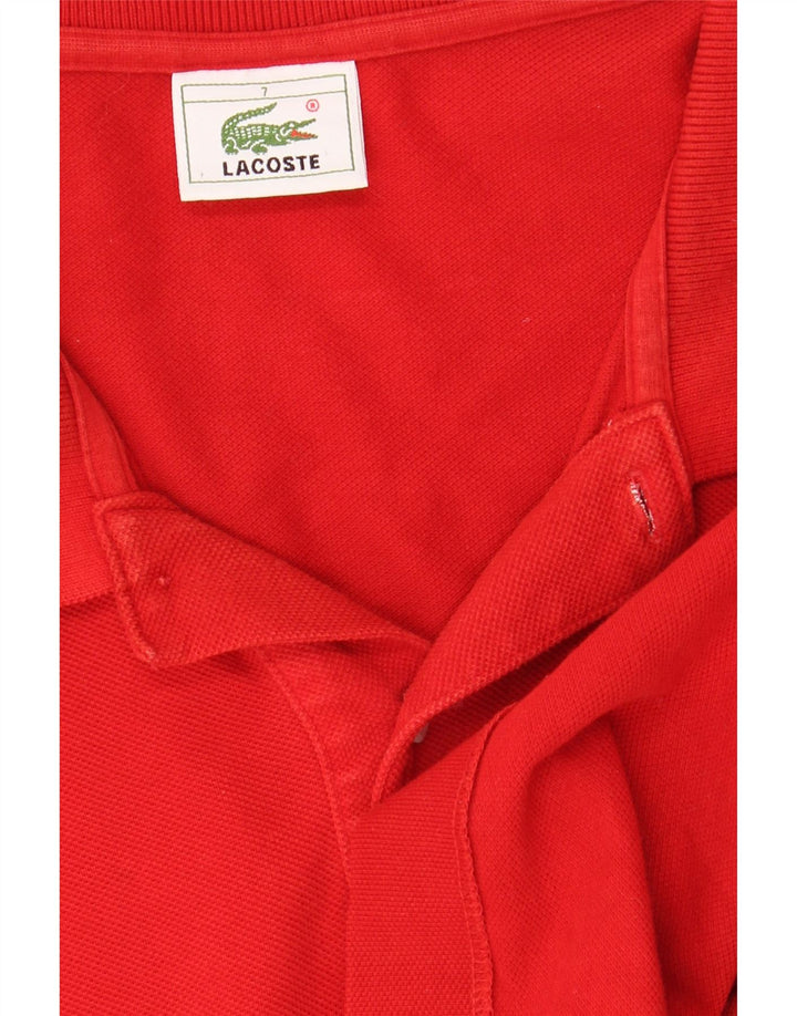 Tricou polo pentru bărbați Lacoste Mărimea 7 2XL Roșu