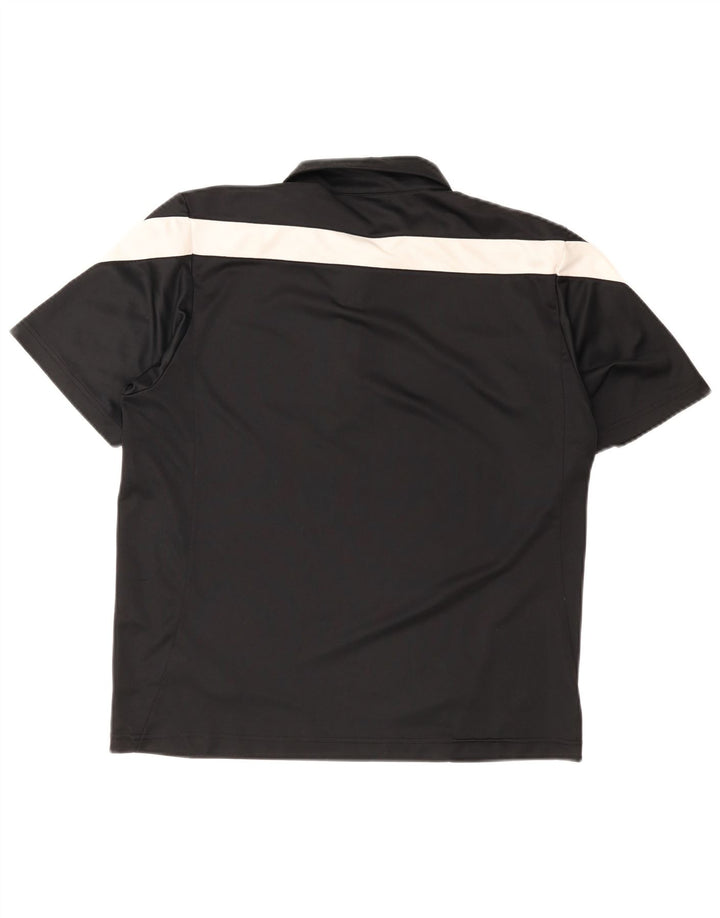 Tricou polo Nike pentru bărbați UK 39/41 Medium Black Colorblock