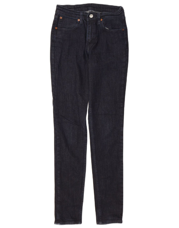 Blugi skinny de damă LEVI'S W27 L32 bumbac bleumarin