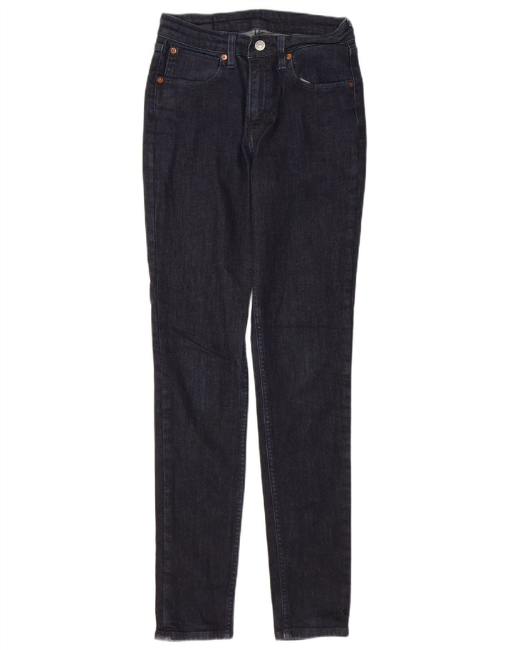 Blugi skinny de damă LEVI'S W27 L32 bumbac bleumarin